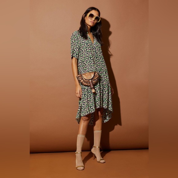 Tucker NYC | Laura Midnight Leo Dress | Size Small - Picture 2 of 11